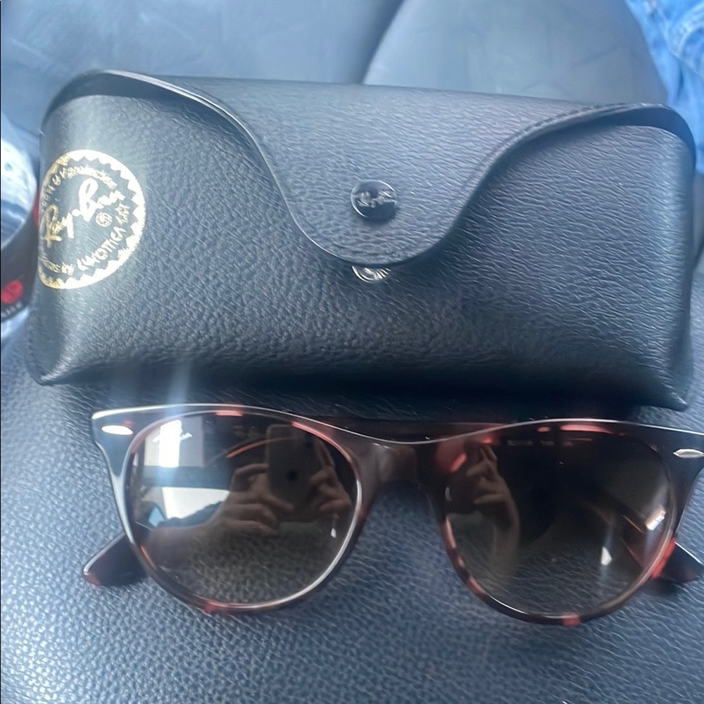Ray-Ban Brown Sunglasses with Black Case